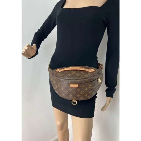 Louis Vuitton Monogram Bumbag Fanny Pack Belt Bag Crossbody - Picture 3 of 11